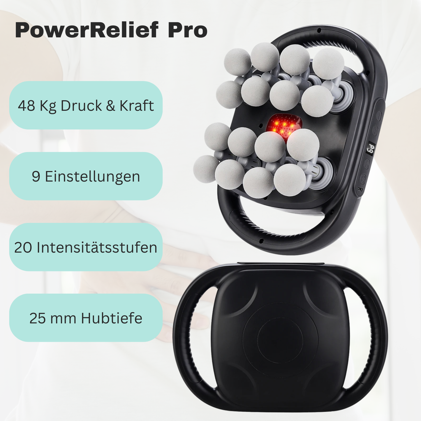 PowerRelief Pro - Deine Tiefenmassage für Zuhause