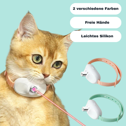 PawBeam - Das Laser- Spielhalsband für aktive Katzen