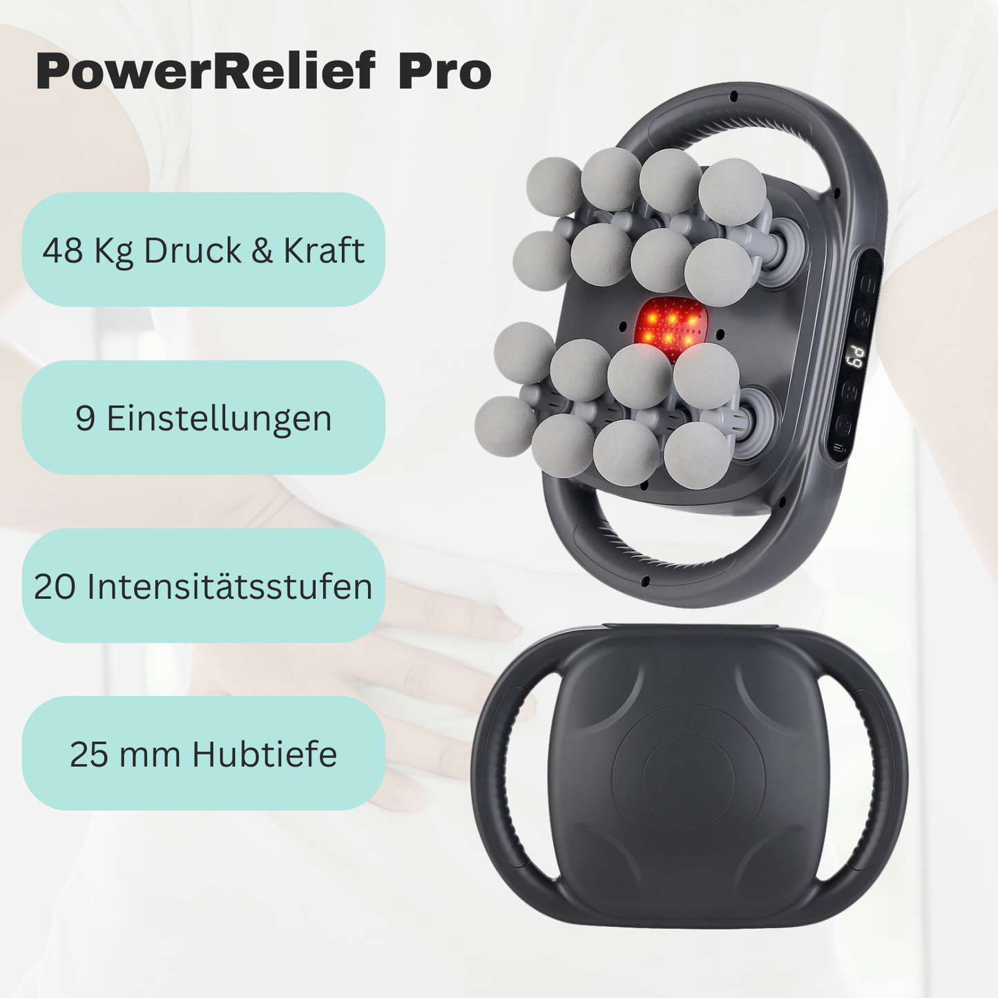 PowerRelief Pro - Deine Tiefenmassage für Zuhause